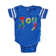 thumbnail image 1 of CafePress - Rainbowjoy - Cute Infant Baby Football Bodysuit, 1 of 3