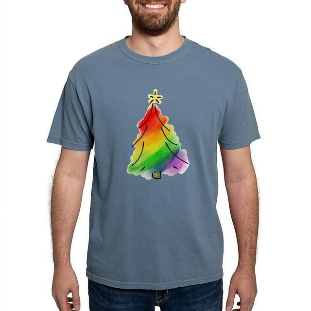 CafePress - Rainbowtree Copy - Mens Comfort Colors Shirt