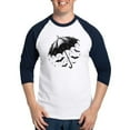 thumbnail image 1 of CafePress - Raining Bats - Cotton Baseball Jersey, 3/4 Raglan Sleeve Shirt, 1 of 4