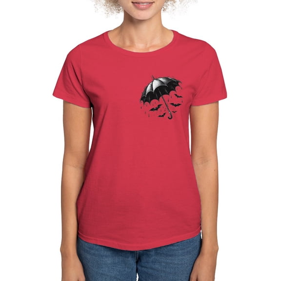 CafePress - Raining Bats Women's Value T Shirt - Women's Traditional Fit Dark T-Shirt