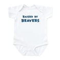 thumbnail image 1 of CafePress - Raised By Beavers Infant Bodysuit - Baby Light Bodysuit, Size Newborn - 24 Months, 1 of 4