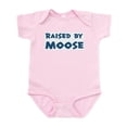 thumbnail image 1 of CafePress - Raised By Moose Infant Bodysuit - Baby Light Bodysuit, Size Newborn - 24 Months, 1 of 4