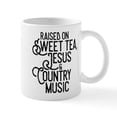 thumbnail image 1 of CafePress - Raised On Sweet Tea - 11 oz Ceramic Mug - Novelty Coffee Tea Cup, 1 of 4
