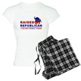 thumbnail image 1 of CafePress - Raised Republican Women's Light Pajamas - Women's Short Sleeve Print T-Shirt and Pants Light Cotton Pajama Set, 1 of 7