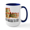 thumbnail image 1 of CafePress - Raising Teenagers Large Mug - 15 oz Ceramic Large White Novelty Mug, 1 of 4