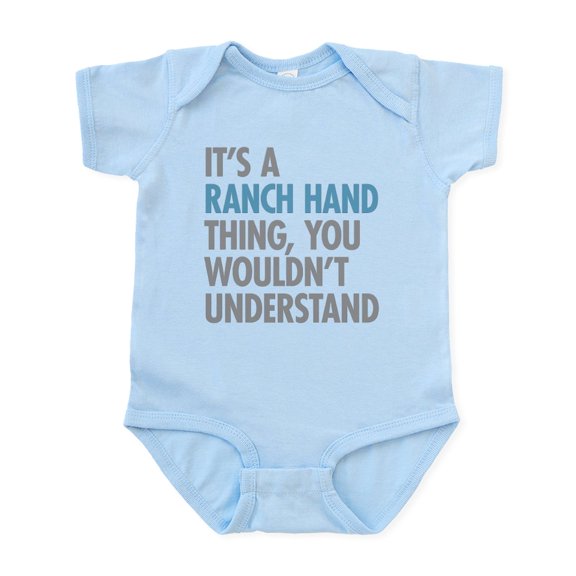 CafePress - Ranch Hand Thing Body Suit - Baby Light Bodysuit, Size Newborn - 24 Months