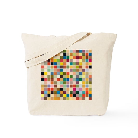 CafePress - Random Color Blocks Tote Bag - Unisex Canvas Tote Bag, Beige, 1-Piece