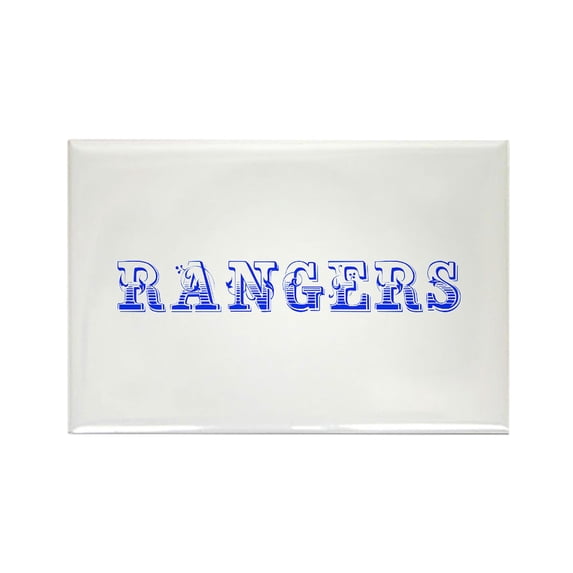 CafePress - Rangers Max Blue 400 Magnets - Rectangle Magnet, 2"x3" Refrigerator Magnet