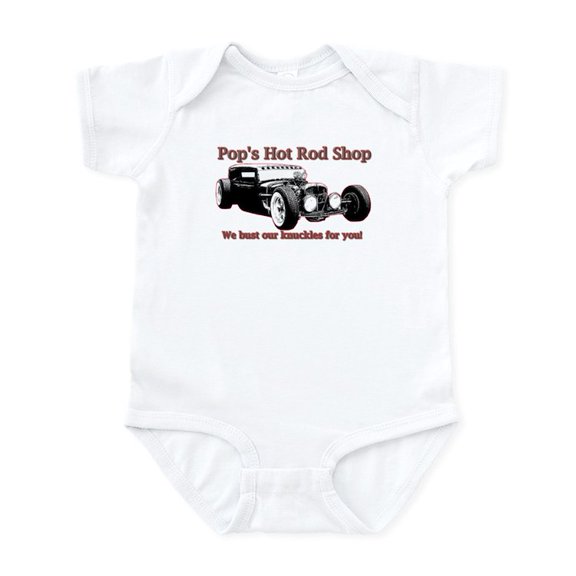 CafePress - Rat Rod Front4 Body Suit - Baby Light Bodysuit, Size Newborn - 24 Months