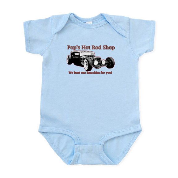 CafePress - Rat Rod Front4 Body Suit - Baby Light Bodysuit, Size Newborn - 24 Months
