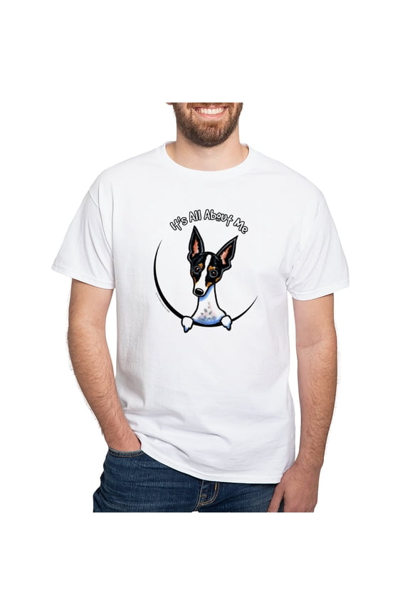 - Rat Terrier IAAM T Shirt - Men's White Classic Cotton T-Shirts