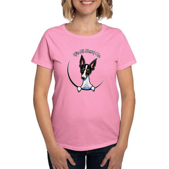 CafePress - Rat Terrier IAAM T Shirt - Women's Traditional Fit Dark T-Shirt