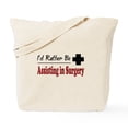 thumbnail image 1 of CafePress - Rather Be Assisting In Surgery Tote Bag - Unisex Canvas Tote Bag, Beige, 1-Piece, 1 of 7