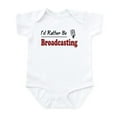 thumbnail image 1 of CafePress - Rather Be Broadcasting Infant Bodysuit - Baby Light Bodysuit, Size Newborn - 24 Months, 1 of 4