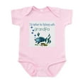thumbnail image 1 of CafePress - Rather Be Fishing With Grandpa Onesie - Baby Light Bodysuit, Size Newborn - 24 Months, 1 of 4