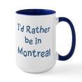 thumbnail image 1 of CafePress - Rather Be In Montreal Large Mug - 15 oz Ceramic Large White Novelty Mug, 1 of 4