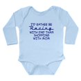 thumbnail image 1 of CafePress - Rather Be Racing With Dad2 Body Suit - Long Sleeve Cotton Baby Bodysuit, 1 of 4