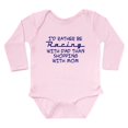 thumbnail image 1 of CafePress - Rather Be Racing With Dad2 Body Suit - Long Sleeve Cotton Baby Bodysuit, 1 of 4