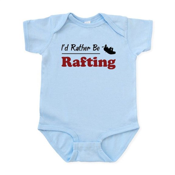 CafePress - Rather Be Rafting Infant Bodysuit - Baby Light Bodysuit, Size Newborn - 24 Months