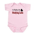thumbnail image 1 of CafePress - Rather Be Studying Latin Infant Bodysuit - Baby Light Bodysuit, Size Newborn - 24 Months, 1 of 4