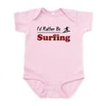 thumbnail image 1 of CafePress - Rather Be Surfing Infant Bodysuit - Baby Light Bodysuit, Size Newborn - 24 Months, 1 of 4