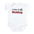 thumbnail image 1 of CafePress - Rather Be Welding Infant Bodysuit - Baby Light Bodysuit, Size Newborn - 24 Months, 1 of 4