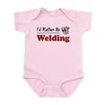 thumbnail image 1 of CafePress - Rather Be Welding Infant Bodysuit - Baby Light Bodysuit, Size Newborn - 24 Months, 1 of 4
