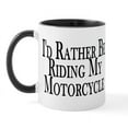 thumbnail image 1 of CafePress - Rather Ride My Motorcycle Mug - 11 oz Ceramic Mug - Novelty Coffee Tea Cup, 1 of 3