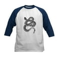 thumbnail image 1 of CafePress - Rattlesnake Kids Baseball Jersey - Kids Cotton Baseball Jersey, 3/4 Sleeve Shirt, 1 of 4