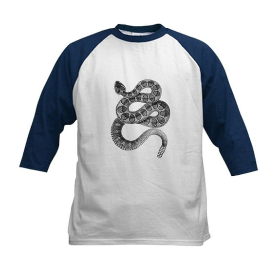 CafePress - Rattlesnake Kids Baseball Jersey - Kids Cotton Baseball Jersey, 3/4 Sleeve Shirt
