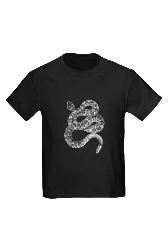 - Rattlesnake Kids Dark T Shirt - Dark T-Shirt Kids XS-XL