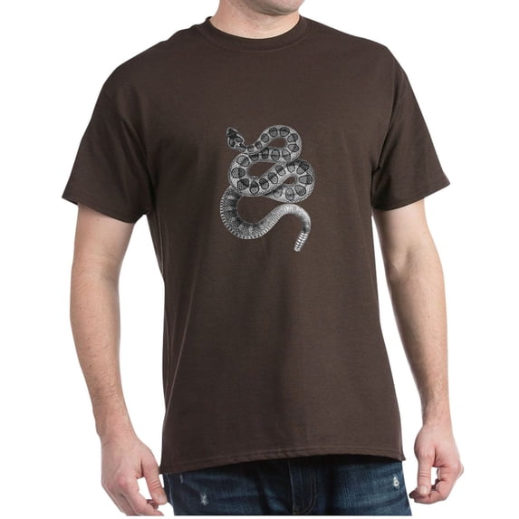 CafePress - Rattlesnake Light T Shirt - Men's Classic Graphic Cotton T-Shirt