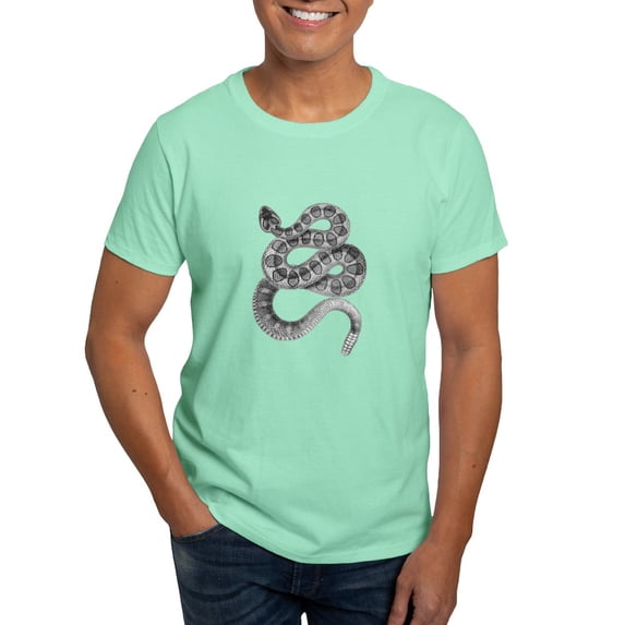 CafePress - Rattlesnake Light T Shirt - Men's Classic Graphic Cotton T-Shirt