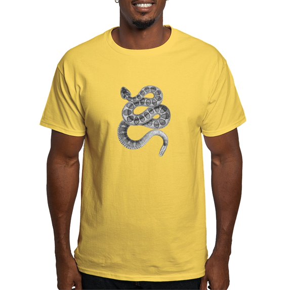 CafePress - Rattlesnake Light T Shirt - Men's Classic Graphic T-Shirt