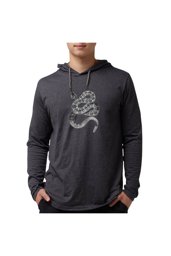 - Rattlesnake - Mens Hooded Shirt