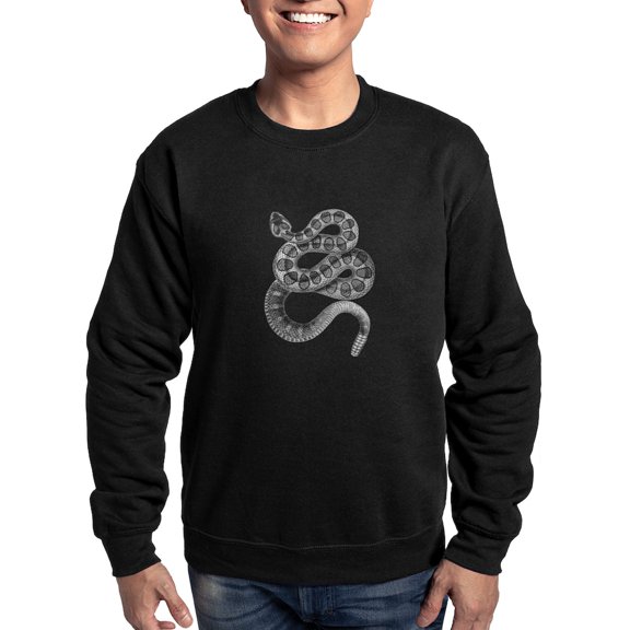 CafePress - Rattlesnake Sweatshirt (Dark) - Classic Crew Neck Sweatshirt