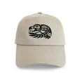 thumbnail image 1 of CafePress - Raven Native American Design Cap - Adjustable 100% Brushed Unisex Casual Cotton Baseball Cap, Beige, 1, 1 of 2