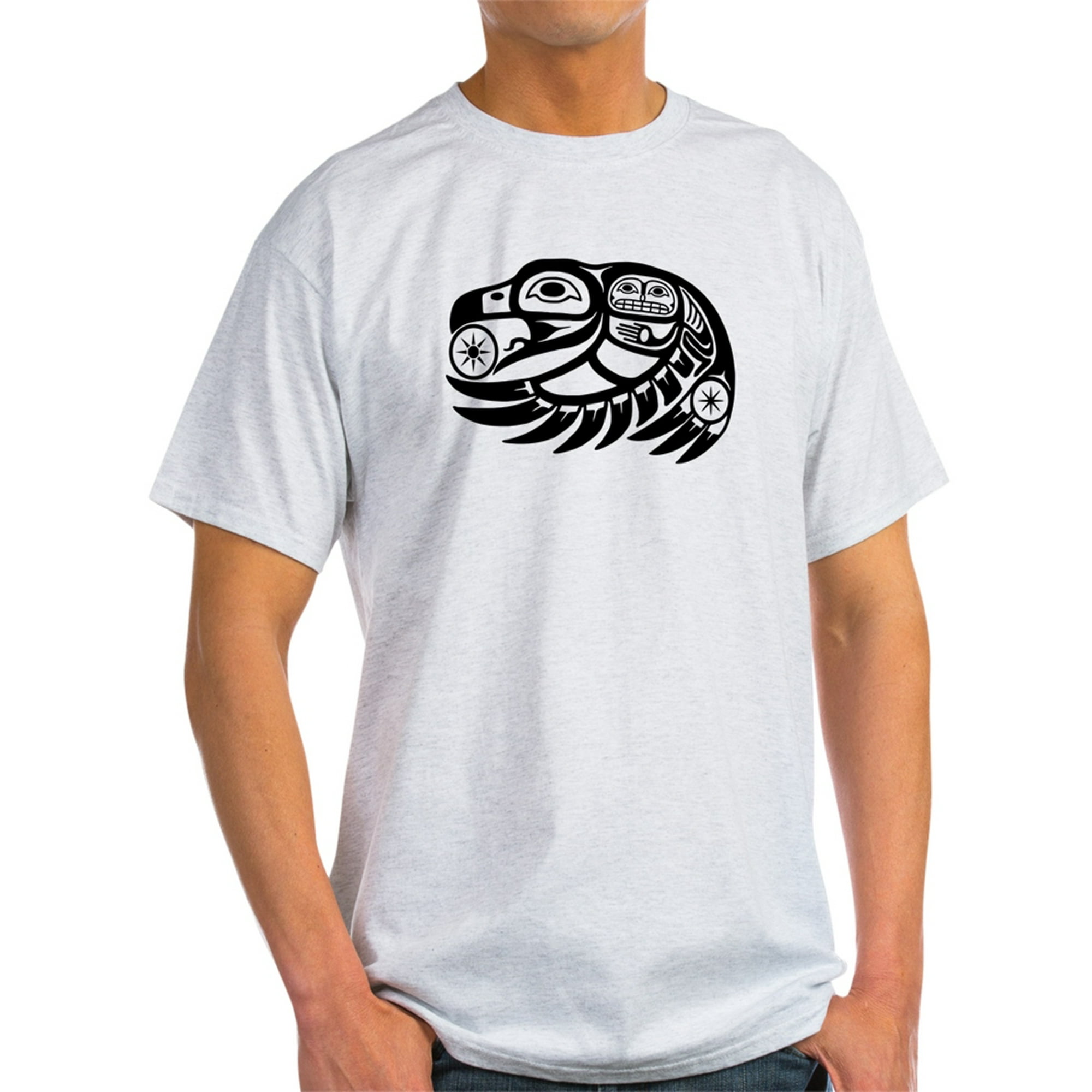CafePress - Raven Native American Design - Light T-Shirt - CP 