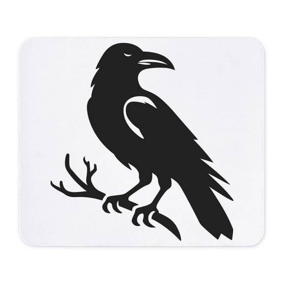 CafePress - Raven - Non-slip Rubber Mousepad, Gaming Mouse Pad