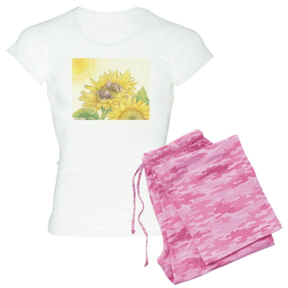 CafePress - Ray Of Sunshine Pajamas - Women's Short Sleeve Print T-Shirt and Pants Light Cotton Pajama Set