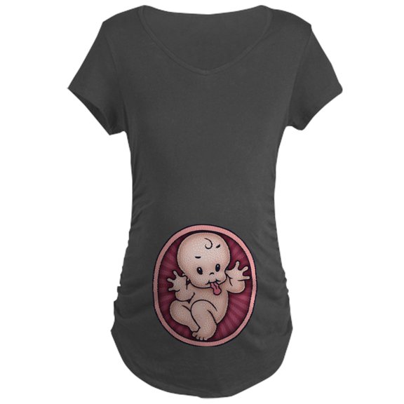 CafePress - Razz Baby Maternity Dark T Shirt - Maternity Dark T-Shirt