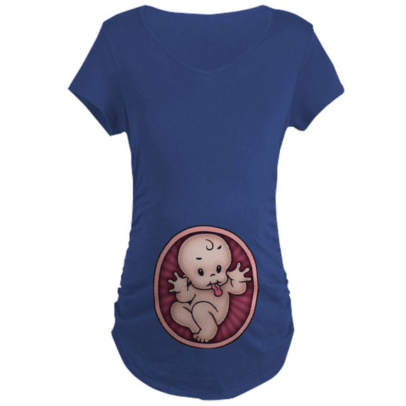 CafePress - Razz Baby Maternity Dark T Shirt - Maternity Dark T-Shirt