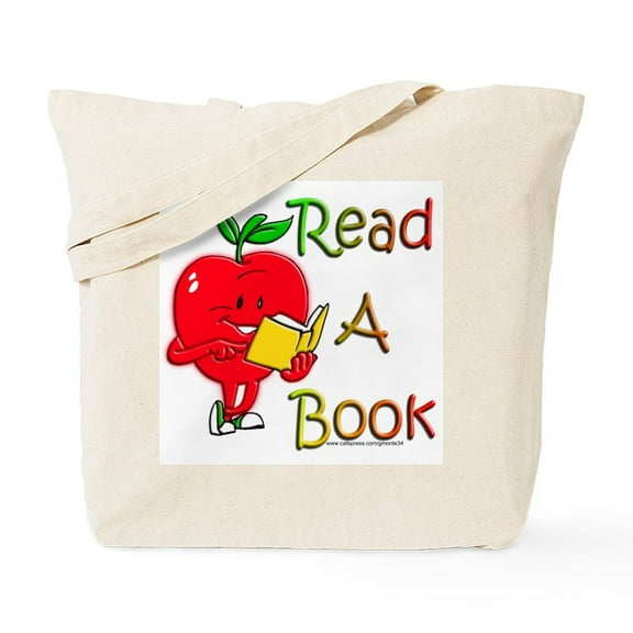 CafePress - Read A Book Tote Bag - Unisex Canvas Tote Bag, Beige, 1-Piece