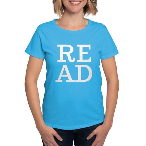 CafePress - Read Women's Classic T Shirt - Women's Traditional Fit Dark T-Shirt