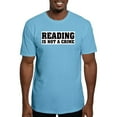 thumbnail image 1 of CafePress - Reading Is Not A Crime Fitted T Shirt - Fitted T-Shirt, Vintage Fit Soft Cotton Tee, 1 of 4