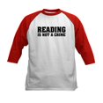 thumbnail image 1 of CafePress - Reading Is Not A Crime Kids Baseball Jersey - Kids Cotton Baseball Jersey, 3/4 Sleeve Shirt, 1 of 4