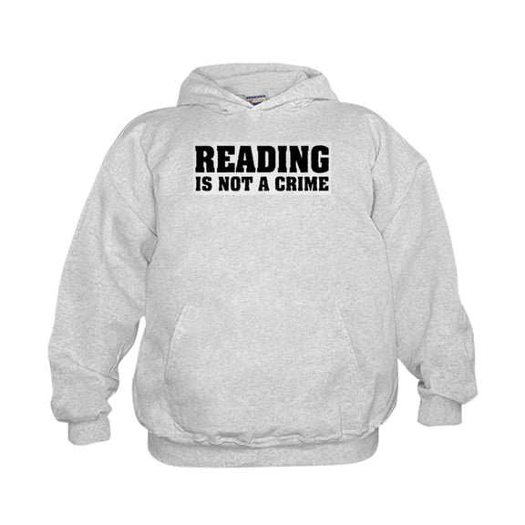 CafePress - Reading Is Not A Crime - Kids Hooded Sweatshirt, Classic Hoodie