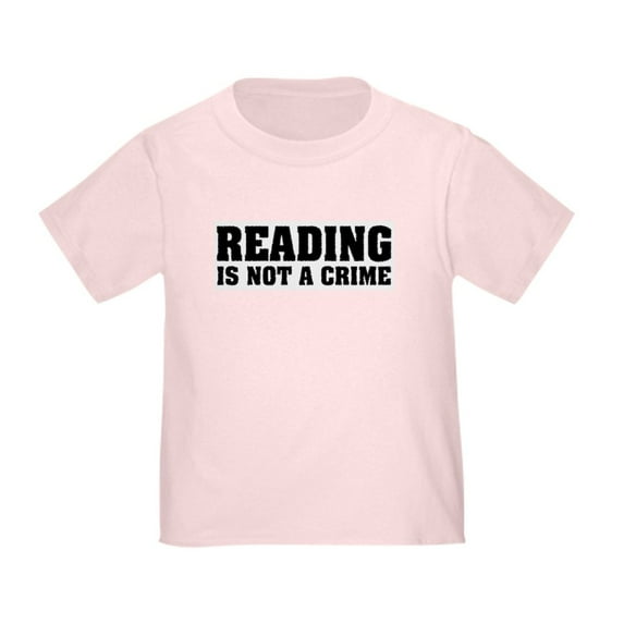 CafePress - Reading Is Not A Crime Toddler T Shirt - Cute Toddler T-Shirt, 100% Cotton