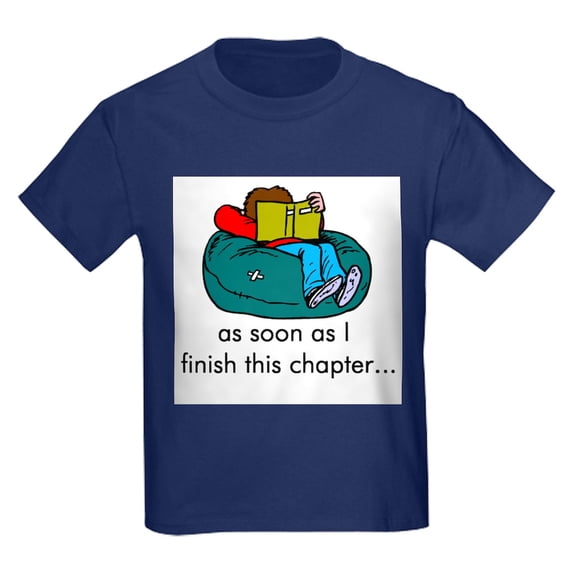 CafePress - Reading T Shirt - Dark T-Shirt Kids XS-XL