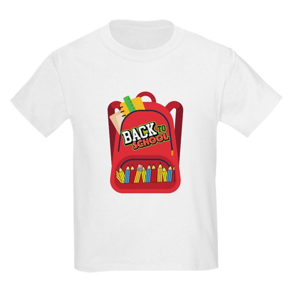 CafePress - Ready For Class: Back To School Graphic Te Kids T Shirt - Light Classic Kids Graphic, Short Sleeve T-Shirt, Sizes XS-XL